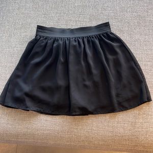 Black Skater Mini Skirt